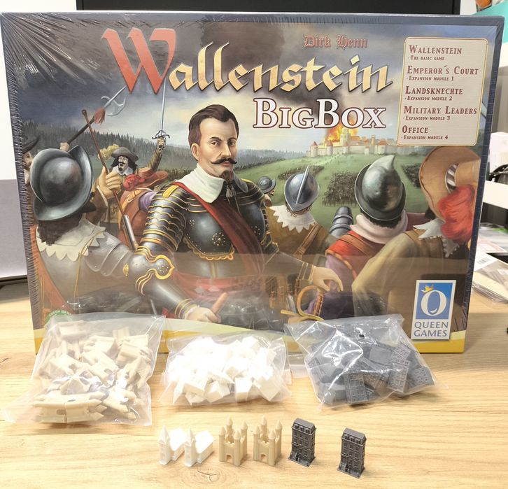 Wallenstein Big box + 80 miniaturki 3d budynków nowa w folii