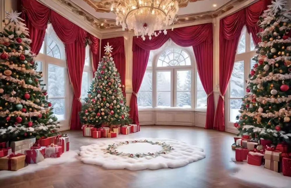 Фотофон виниловый тематика новогодний