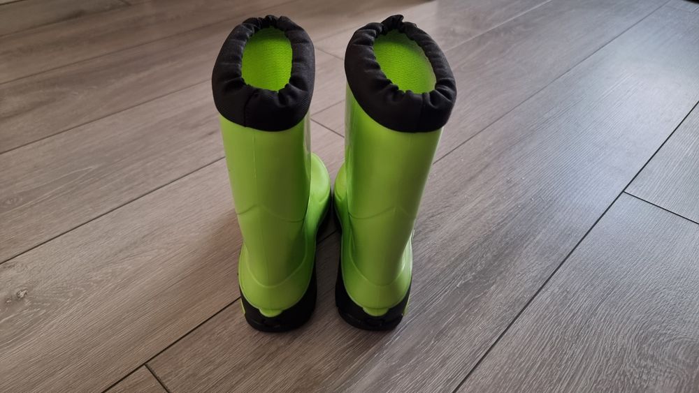 33/34 Muflon kalosze seledynowe zielone wkładka 21,5 cm