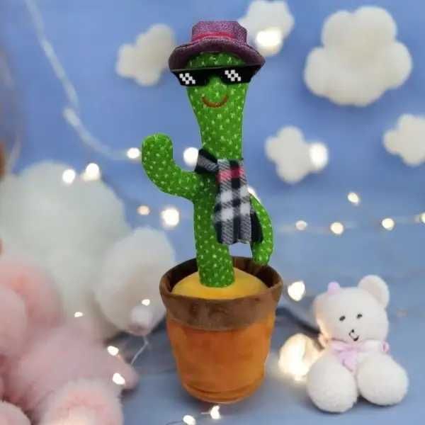 Танцующий и поющий кактус в очках и шляпе мамкин хулиган, есть опт