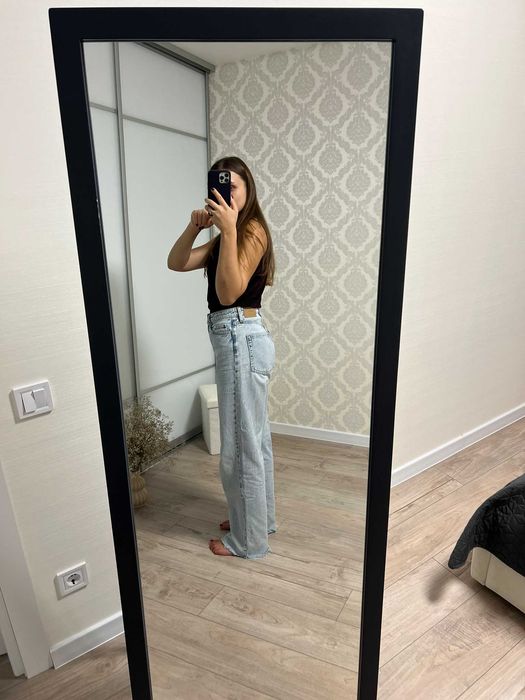 Джинси прямі h&m