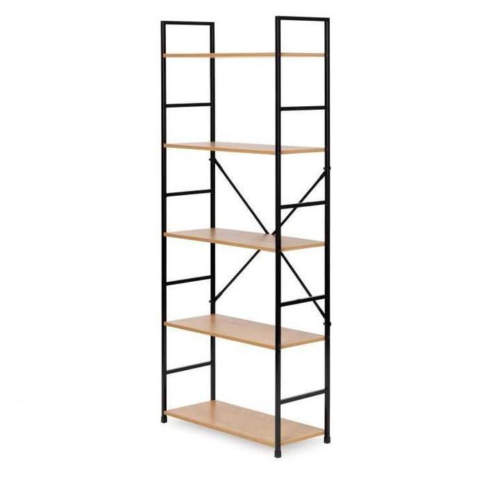 NOWY Regał Na Książki Loft Regały Metalowe Loftowe Szafka Półki Czarny