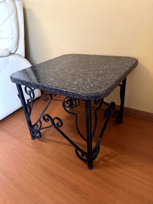 Vintage granite tables. Unique items. Singer table