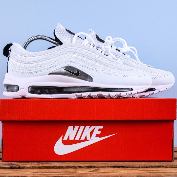 (1790) Акція! Кросівки Nike Air Max 97 білі (37,38,39) найк найки