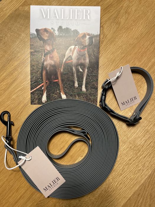 Obroża z linką treningową Malier