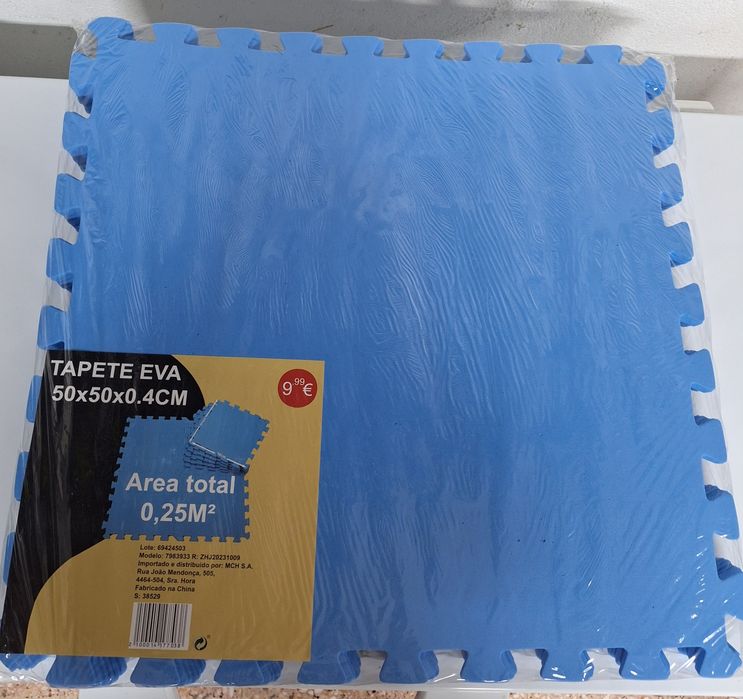 Tapete EVA 4 Conjuntos 50x50 x0,4 cada tem 9 pecas o,25