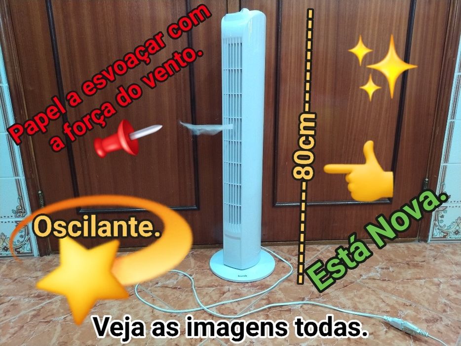 Ventoinha ventilador torre ar condicionado ar fresco casa quarto apartamento vivenda escritório gabinete carro cozinha.