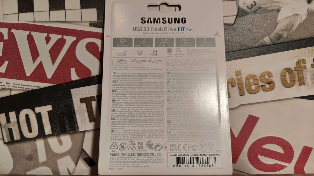 PenDrive Samsung FIT Plus 256GB USB 3.1 Flash