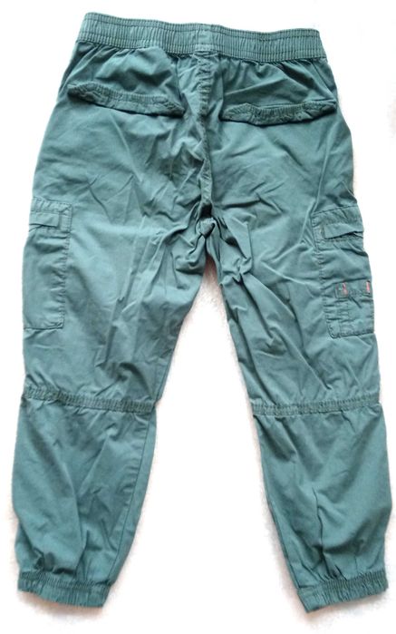 Spodnie H&M  przeciwdeszczowe rainwear chłopięce zielone rozmiar 110cm