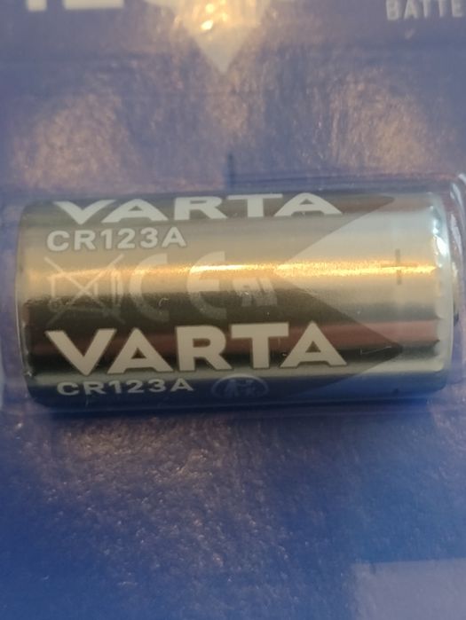 Батарейка CR123. Varta. Якісна.