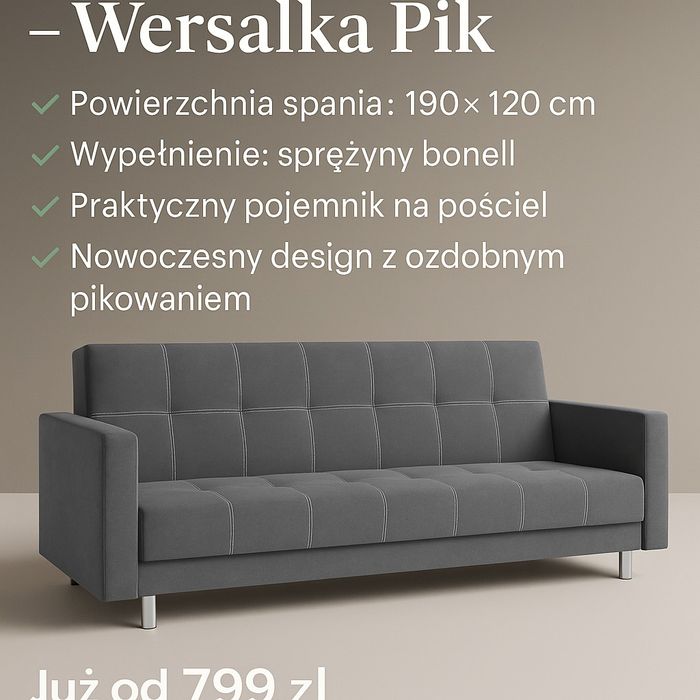 Wersalki Dostępne Od reki Szybka Dostawa