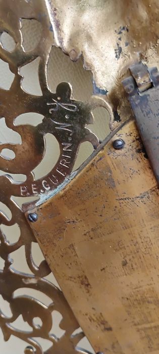 lustro stojące mosiądz