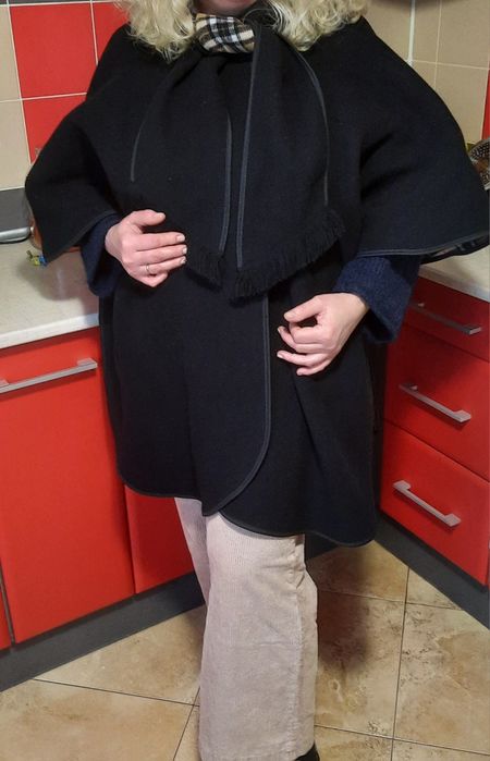 50/58 р. Пончо, шерсть