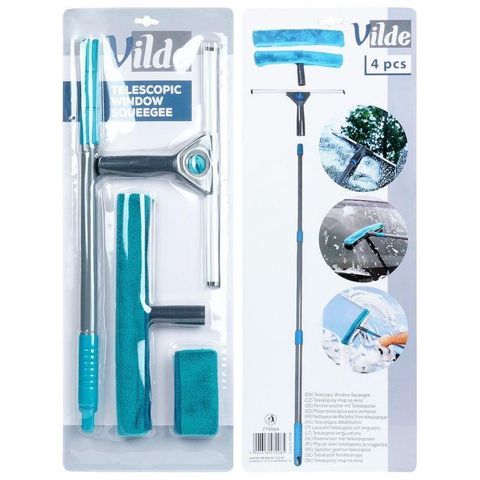 Mop do okien teleskopowy ze ściągaczką 57-128 cm 4 el.