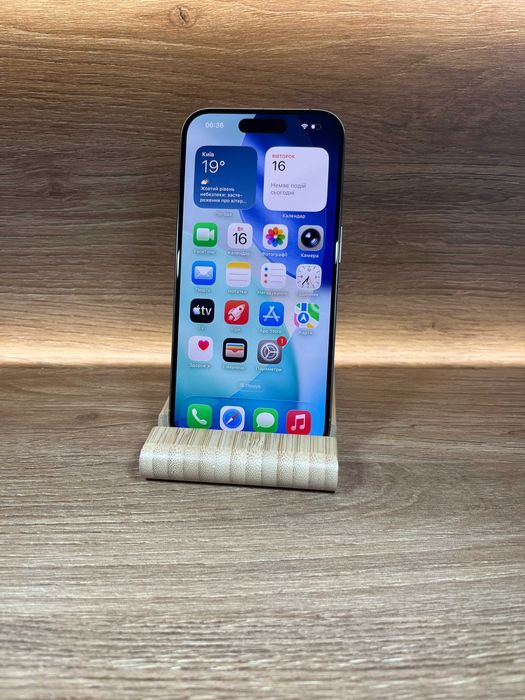 iPhone 15 Pro 256 Natural !! АКБ: 88% !! №: 8824 !! СТАН ГАРНИЙ !!! З США !! Айфон купити оригінал !!