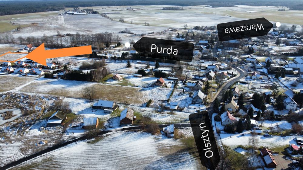 Działka Warunki Zabudowy Jezioro Las Warmia