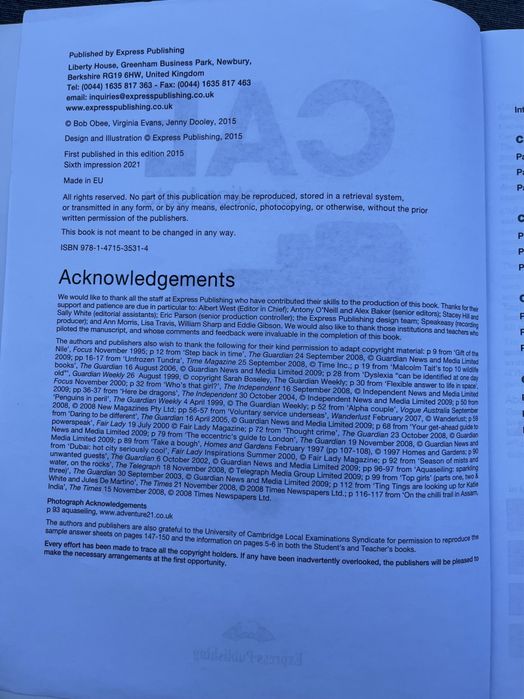 CAE Practice Test. Student’s Book. Express Publishing
