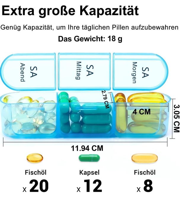 PokeLabel Pudełko na tabletki 7 dni