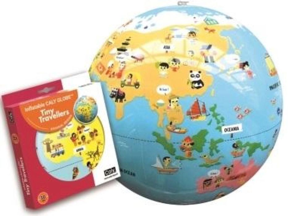 Globus 30 cm - Mali Podróżnicy, piłka oprawa: karton