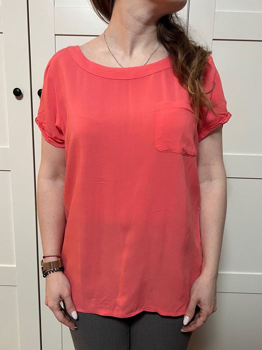 Nowa koralowa bluzka rozm L/XL