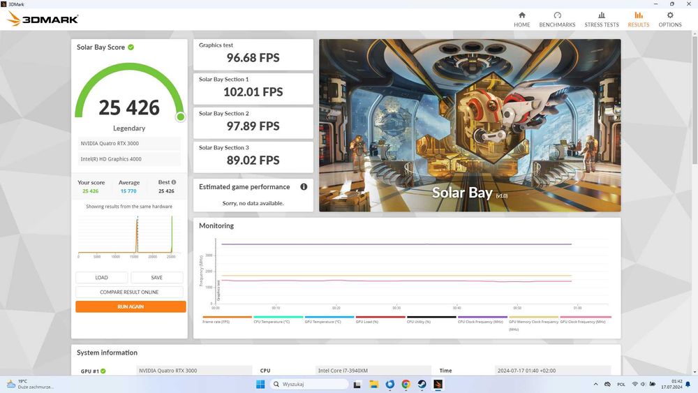 Alienware M18x R2 RTX3000 32GB