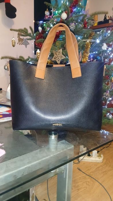 Torebka Lasocki czarna typu shopper