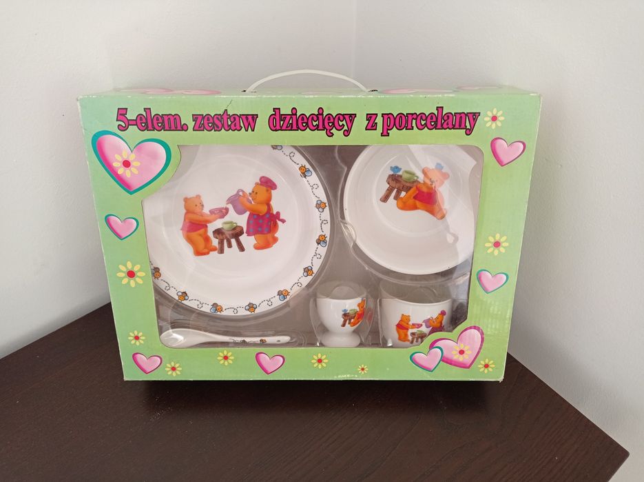 Zestaw dziecięcy z porcelany 5 elementów