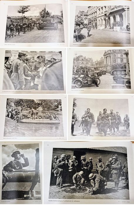 Militaria de Trincheira livro Fotográfico da  invasão França e Bélgica