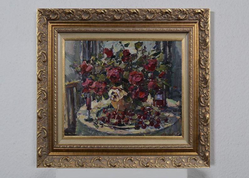 Картина(натюрморт)-Троянди