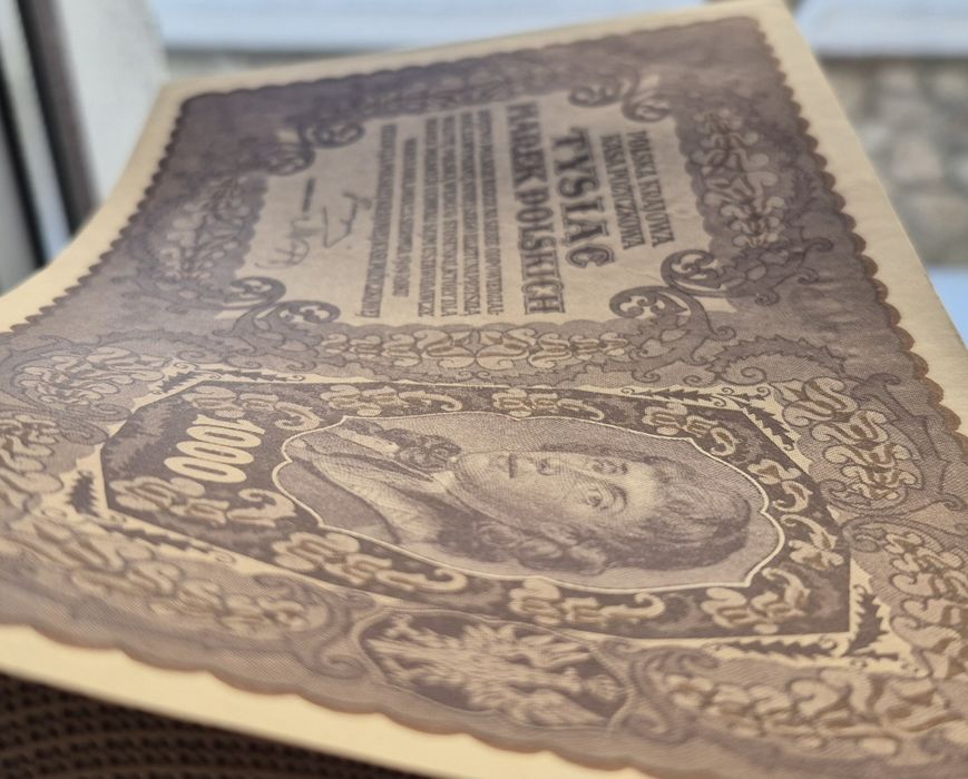 Польща 1000 марок 1919 р. aUNC