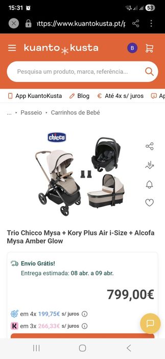 Trio Chicco Urban Plus Crossover