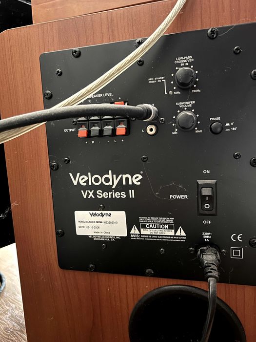 Акустична система wharfedale+сабвуфер velodyne+ресивер marantz