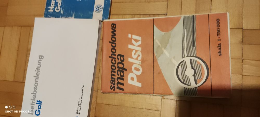 Książka obsługi instrukcja VW Golf 2