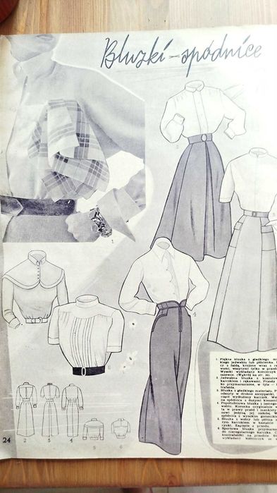 Czasopismo Świat mody 1950-1954 rok