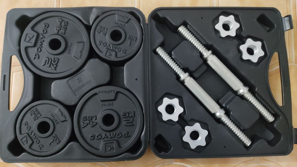 Conjunto halteres 20kg Decathlon