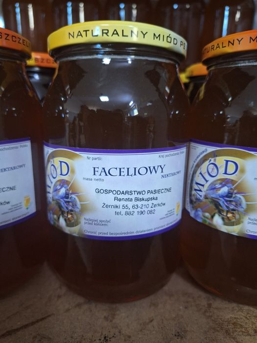 Miód faceliowy zbiór 2025