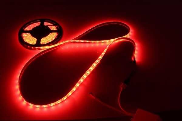 TAŚMA LED RGB 5m WODOODPORNA Ledy 5050 Listwa230v12vKolorowa NA PILOTA