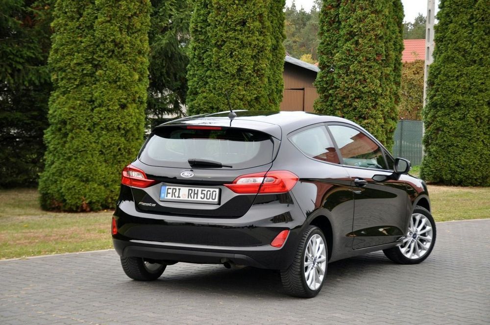 Ford Fiesta 1.1i(85KM)*Czarna*Klimatyzacja*Welur*I Właściciel*Alu 16"ASO Ford