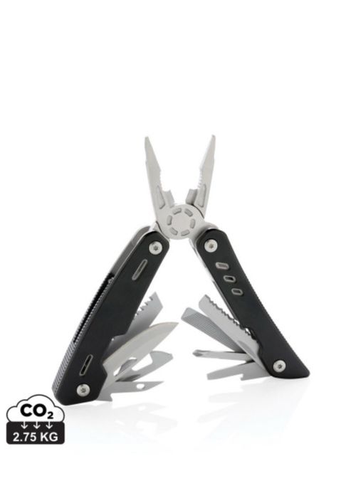 Narzędzie wielofunkcyjne Solid, 12 el. / Czarny P221.351