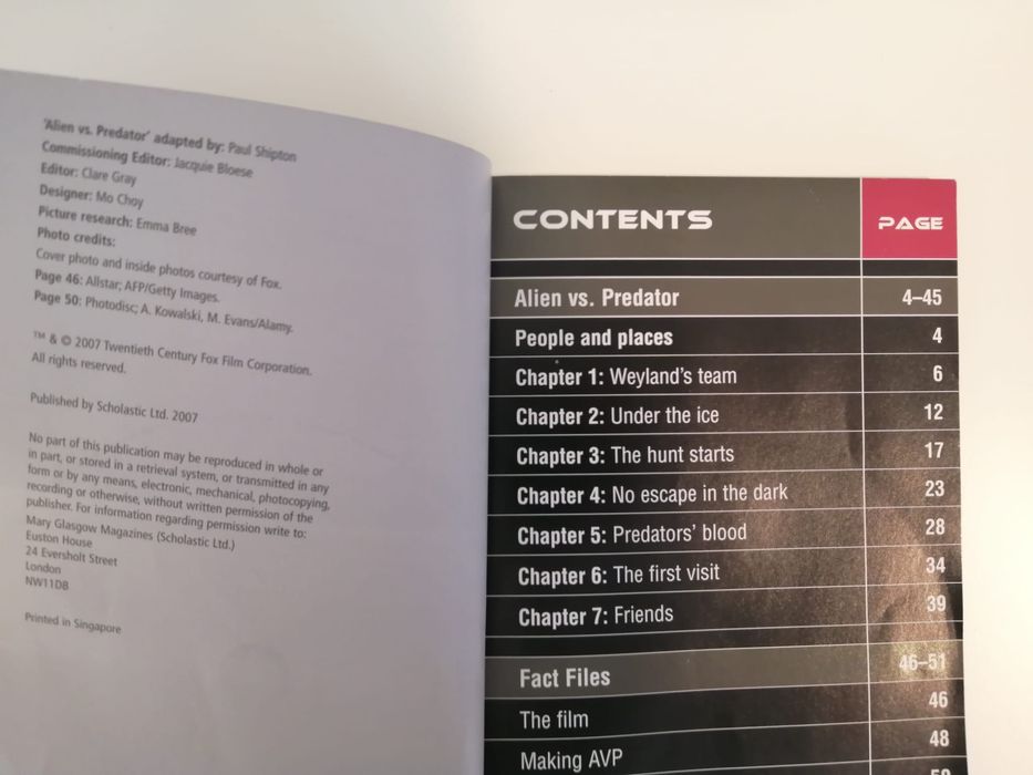 Livro ingles Alien vs Predador (portes grátis)64586145690499122