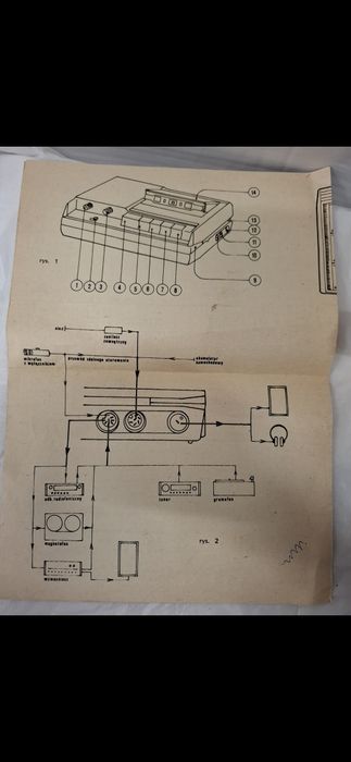 Schemat magnetofonu B 303 prl