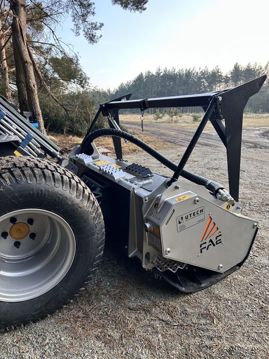 Mulczowanie działek i zarośli | Wynajem mulczera FAE z Multione 8.5 sk