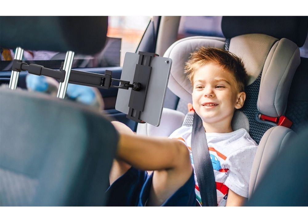 TRYONE Samochodowy uchwyt do tabletu, telefonu, montaż na zagłówku