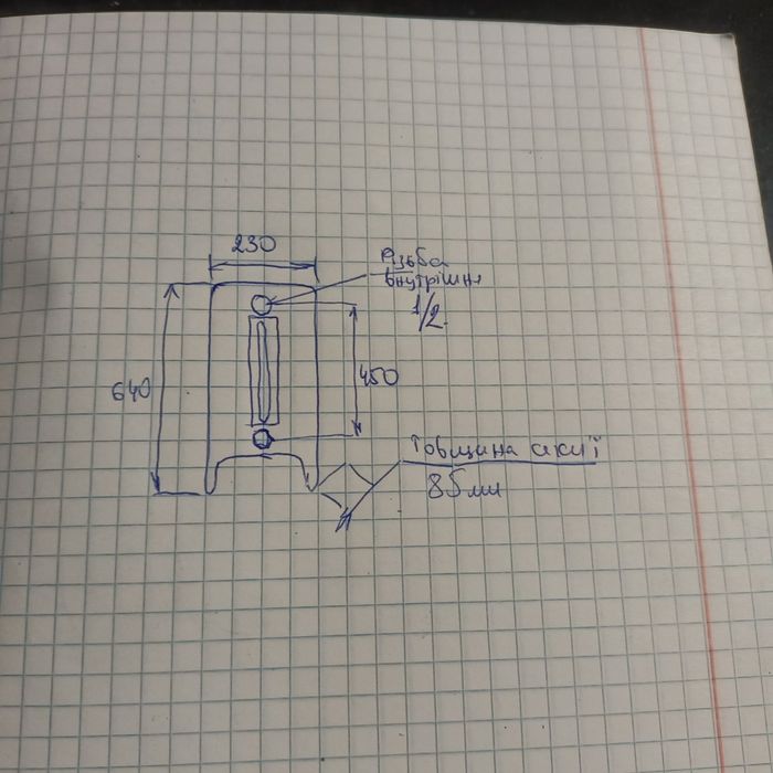 Чавунні батареї  Viadrus BOHEMIA з ніжками