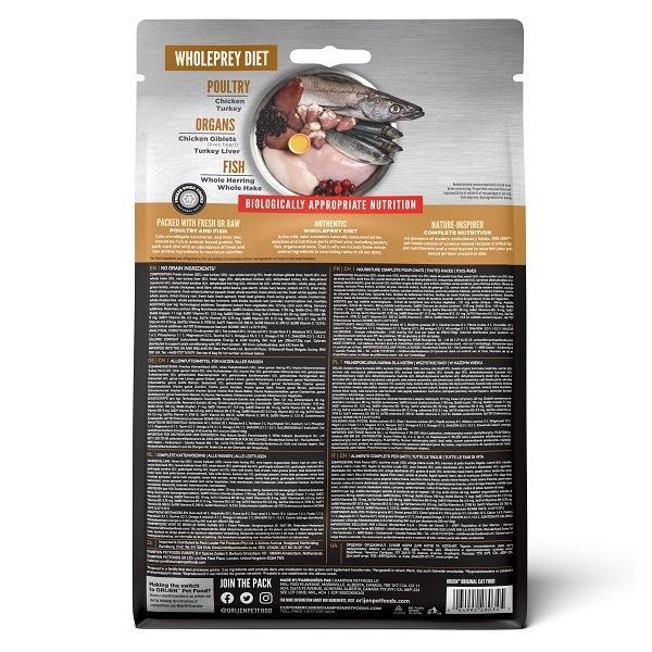 Сухий корм холістик для котів ORIJEN Original Cat 1.8 кг 5.4 кг