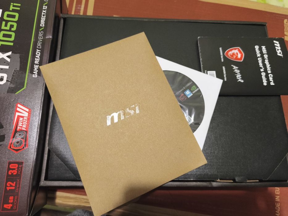 Відеокарта MSI GTX 1050Ti Gaming X 4gb
