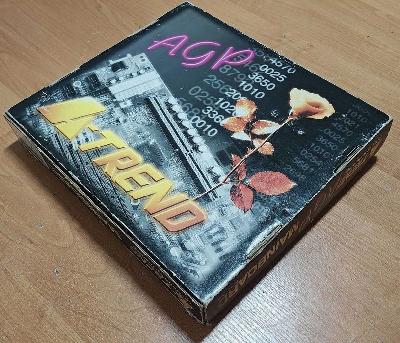 Pudełko do płyty głównej A-Trend ATC-6220 oryginalne z wkładem Retro