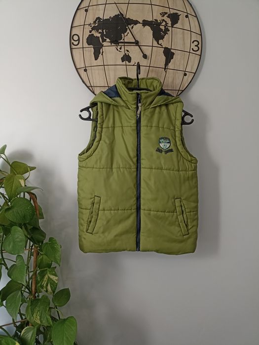 Bezrękawnik/kamizelka z kapturem roz.140 Berti NKD