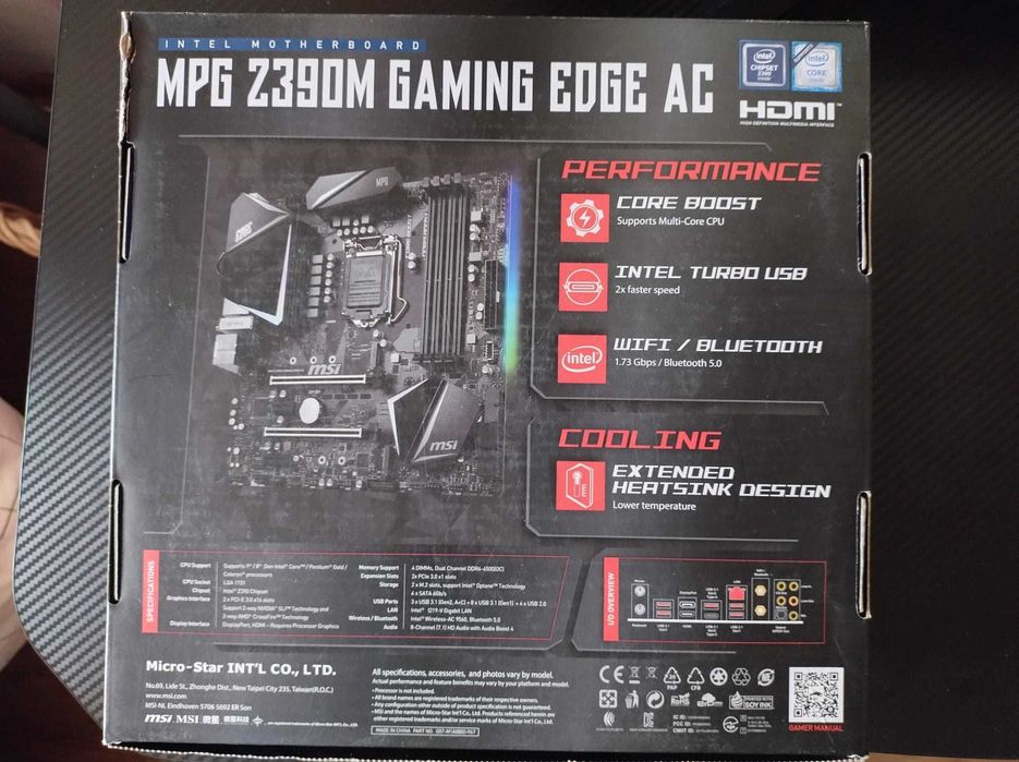 Płyta główna MSI MPG Z390M Gaming Edge AC