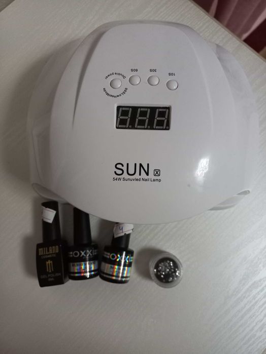 LED+UV Лампа настільна для манікюру SUN X, 54 Вт.